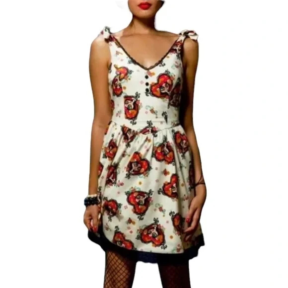 Hot Topic Book of Life Day of the Dead Dress - Picture 1 of 13
